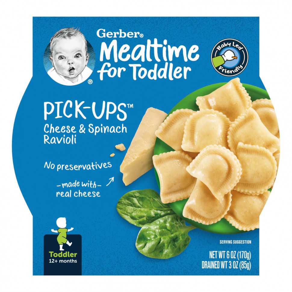 Gerber, Mealtime For Toddler, Pick-ups,    12 ,     , 170  (6 )  780