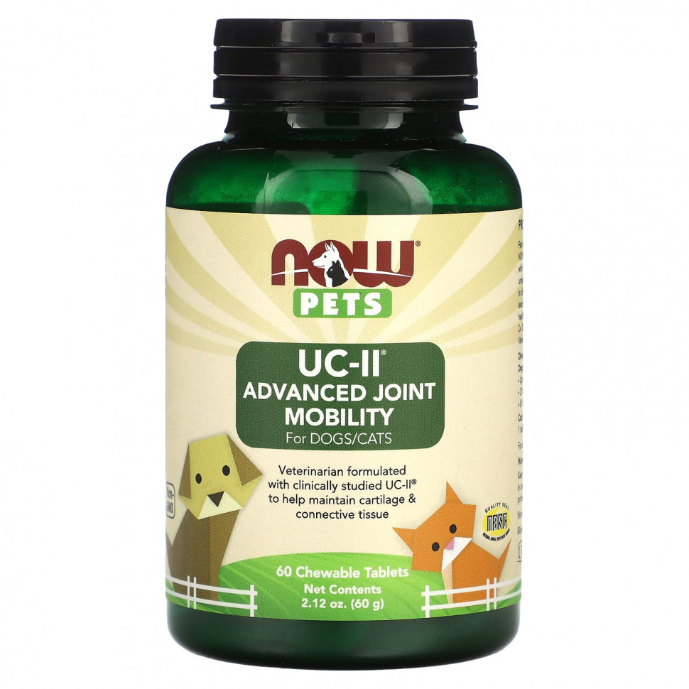 NOW Foods, Pets UC-II Advanced Joint Mobility    , 60  , 60  (2,12 )  3430