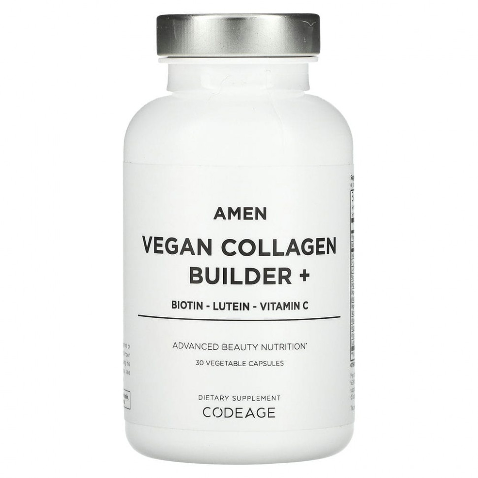 Codeage, Amen, Vegan Collagen Builder +, 30    3460