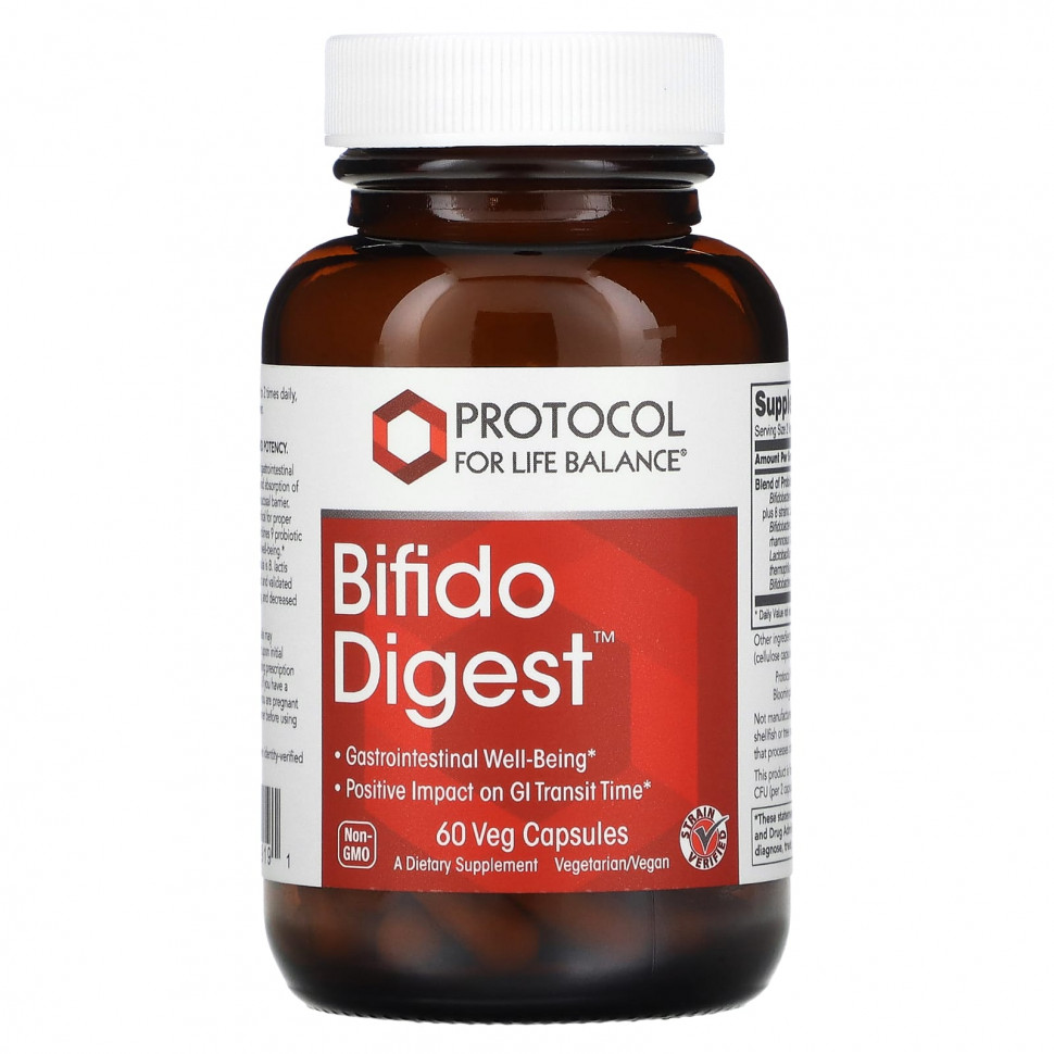 Protocol for Life Balance, Bifido Digest, 60    4400