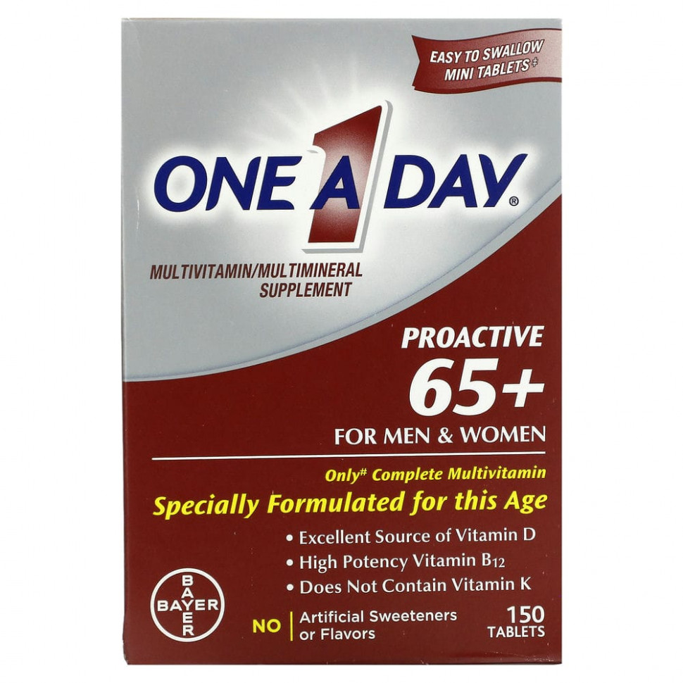 One-A-Day, Proactive 65+,  /  ,    , 150   3040