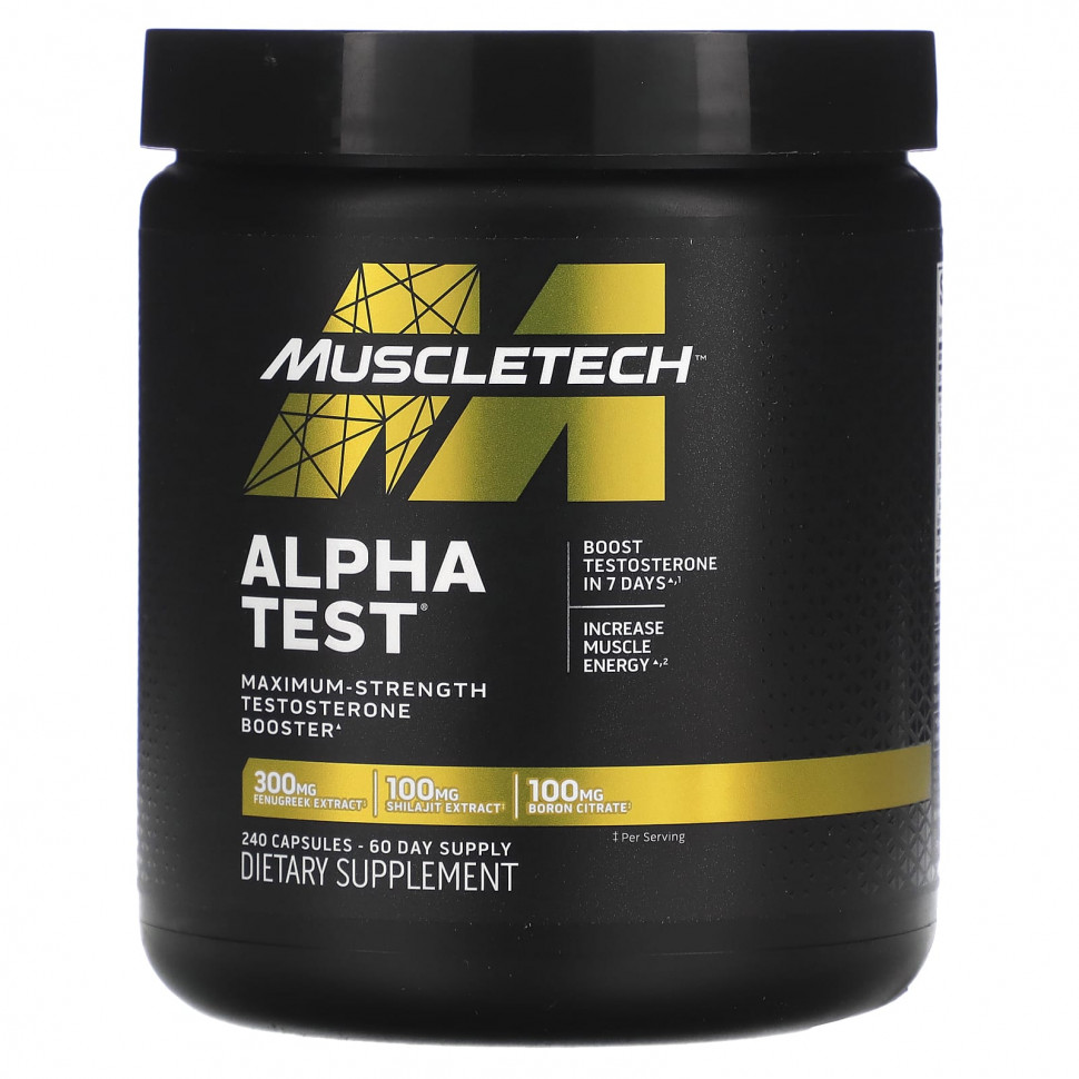 MuscleTech, Alpha Test, 240   6940