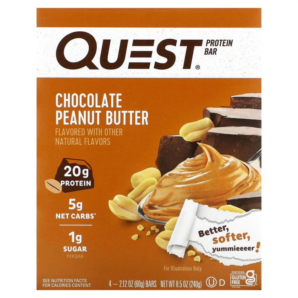 Quest Nutrition, Protein Bar, - , 4 , 60  (2,12 )  2480