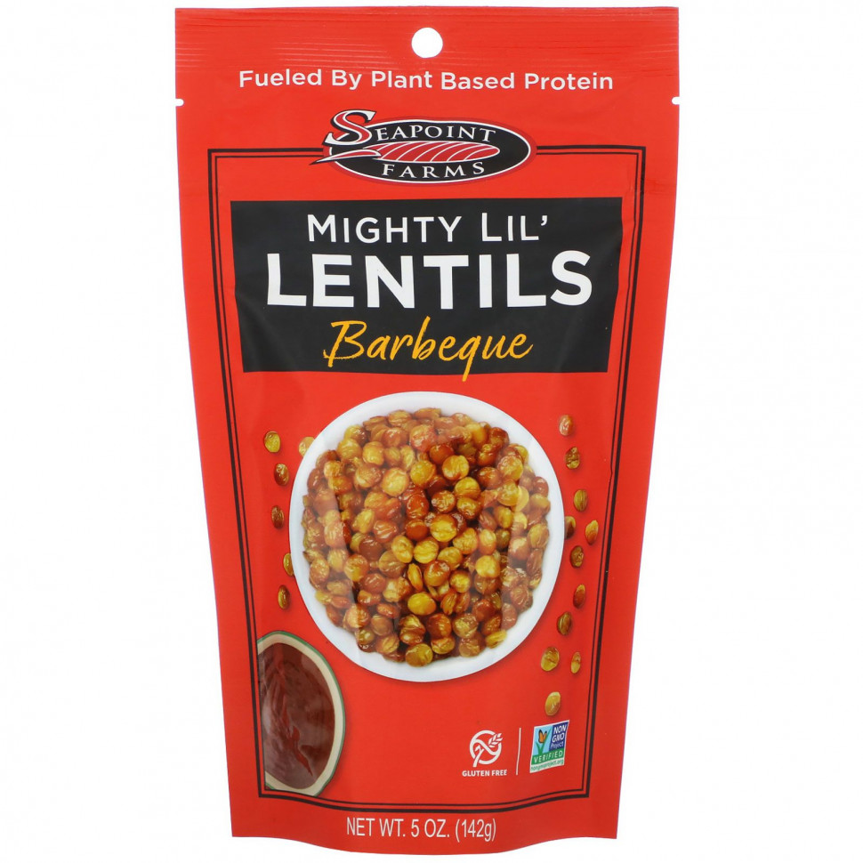  IHerb () Seapoint Farms, Mighty Lil' Lentils, Barbecue, 5 oz (142 g), ,    900 