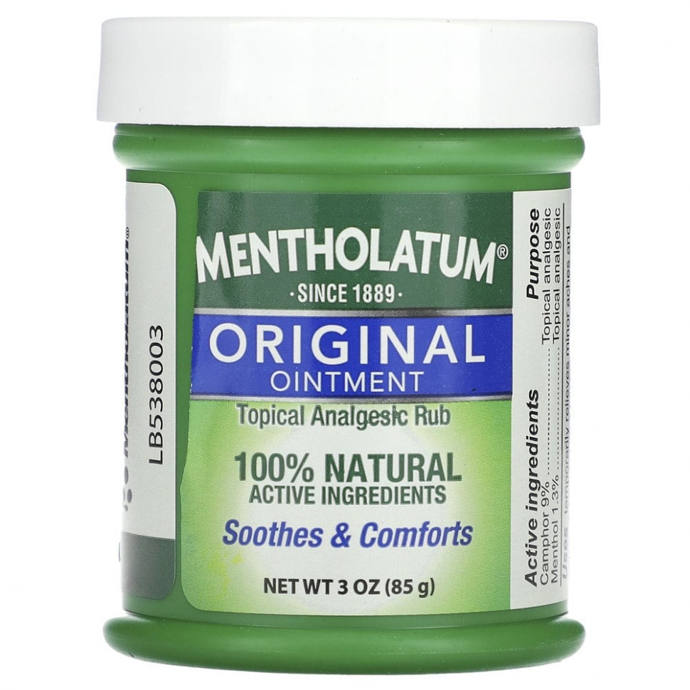 Mentholatum,  , 85  (3 )  1620