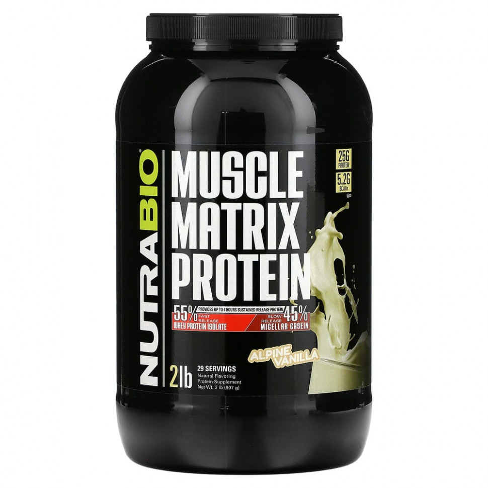 Nutrabio Labs, Muscle Matrix Protein,  , 907  (2 )  9700