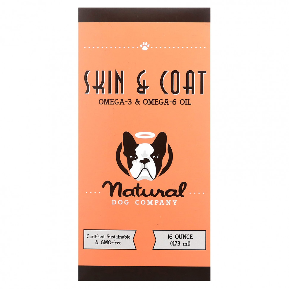 Natural Dog Company, Skin & Coat,  -3  -6, 473  (16 )  4750