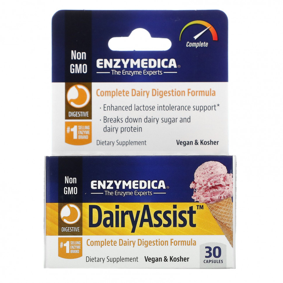 Enzymedica, DairyAssist, 30   2160