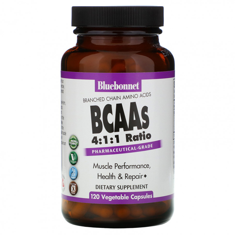 Bluebonnet Nutrition, BCAA   4: 1: 1, 120    5550