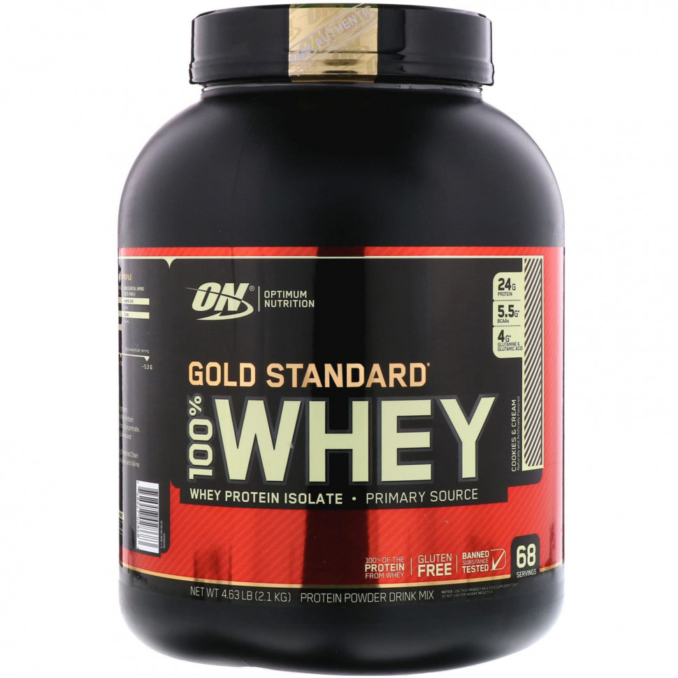 Optimum Nutrition, Gold Standard 100% Whey,      , 2,1  (4,63 )  15290