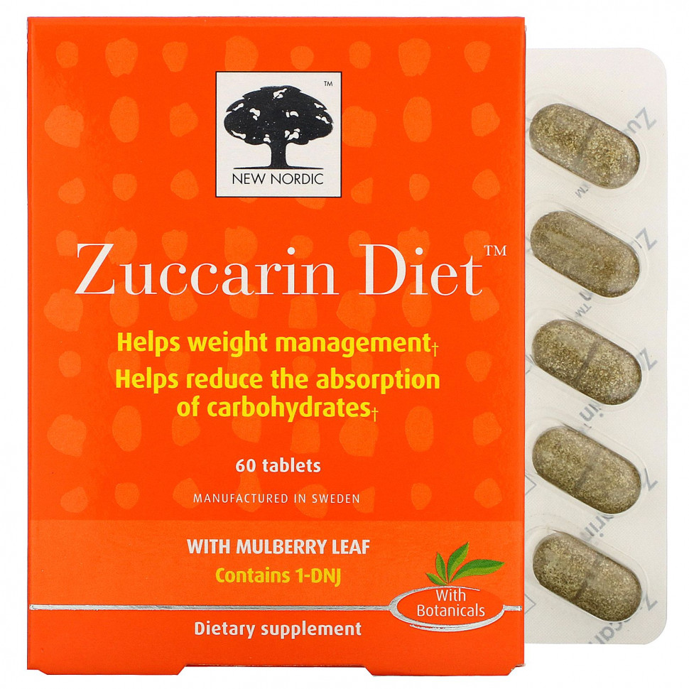 New Nordic, Zuccarin Diet,   , 60   4320