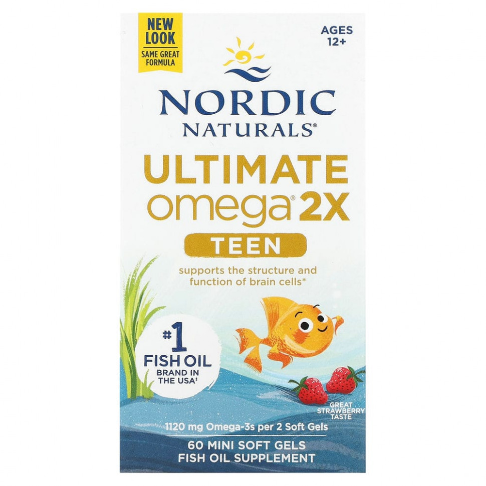 Nordic Naturals, Ultimate Omega 2X Teen,    12  18 ,   , 60 -  5430