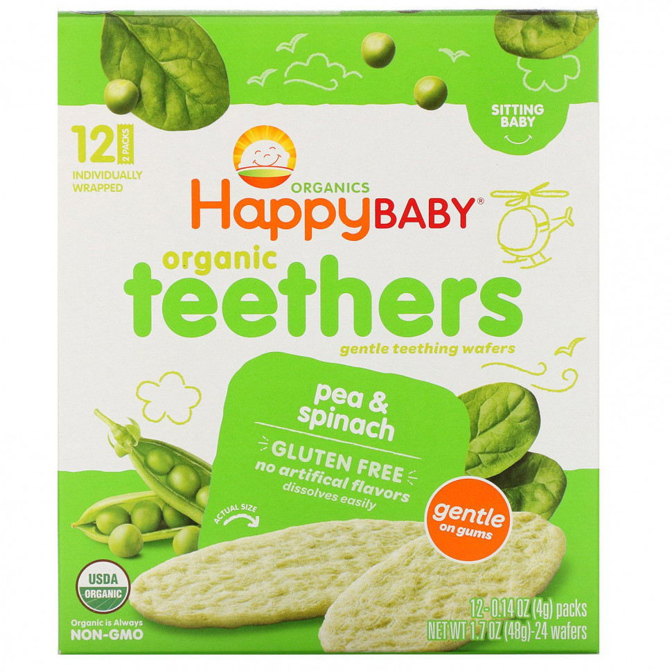 Happy Family Organics, Organic Teethers,        ,   , 12   4  (0,14 )  1490