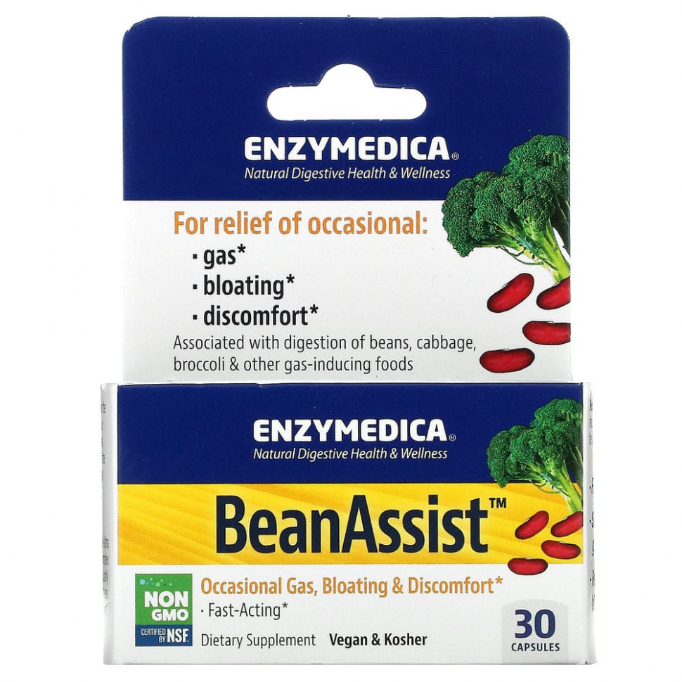 Enzymedica, BeanAssist, 30   1310