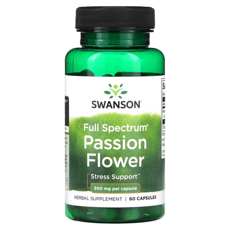  IHerb () Swanson, Full Spectrum Passion Flower, 500 , 60 , ,    790 