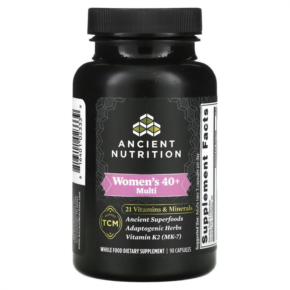 Dr. Axe / Ancient Nutrition, Ancient Multi,    40 , 90   7240