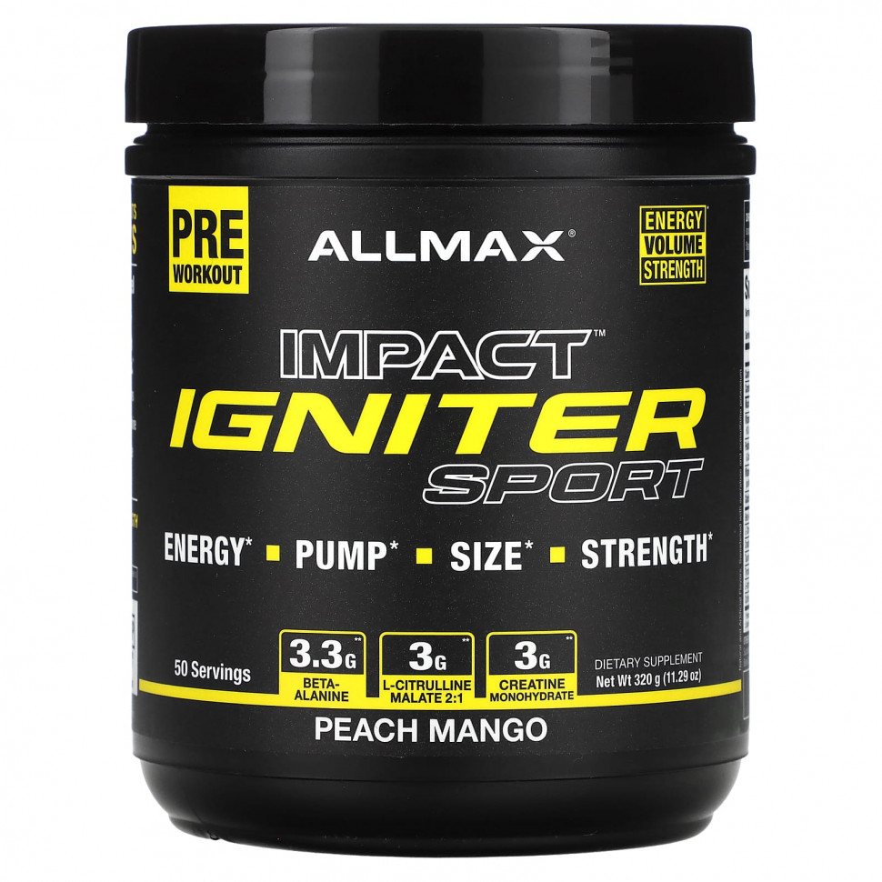 ALLMAX, IMPACT Igniter Sport,  ,   , 320  (11,29 )  4880