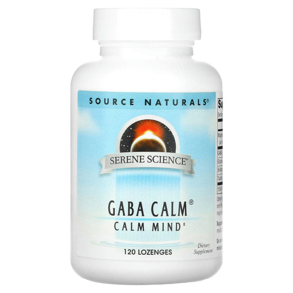 Source Naturals, GABA Calm, , 120     3840