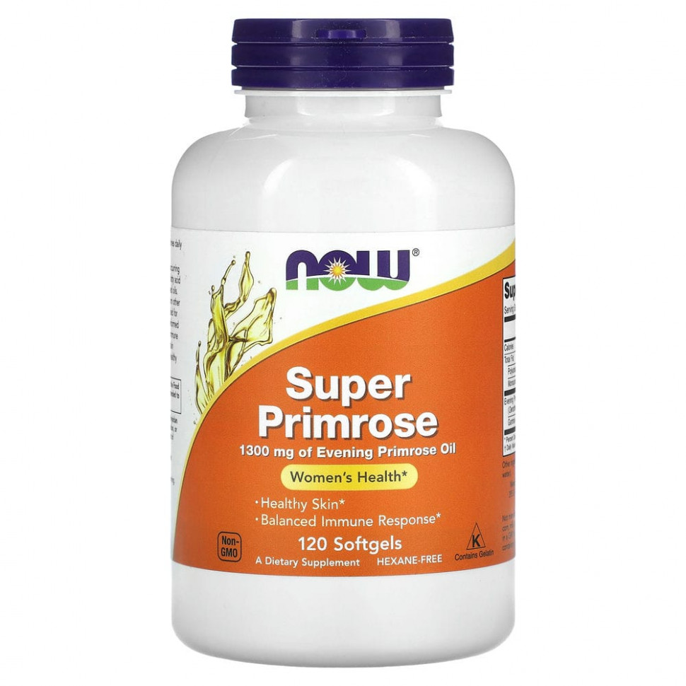 NOW Foods, Super Primrose,   , 1300 , 120   3100