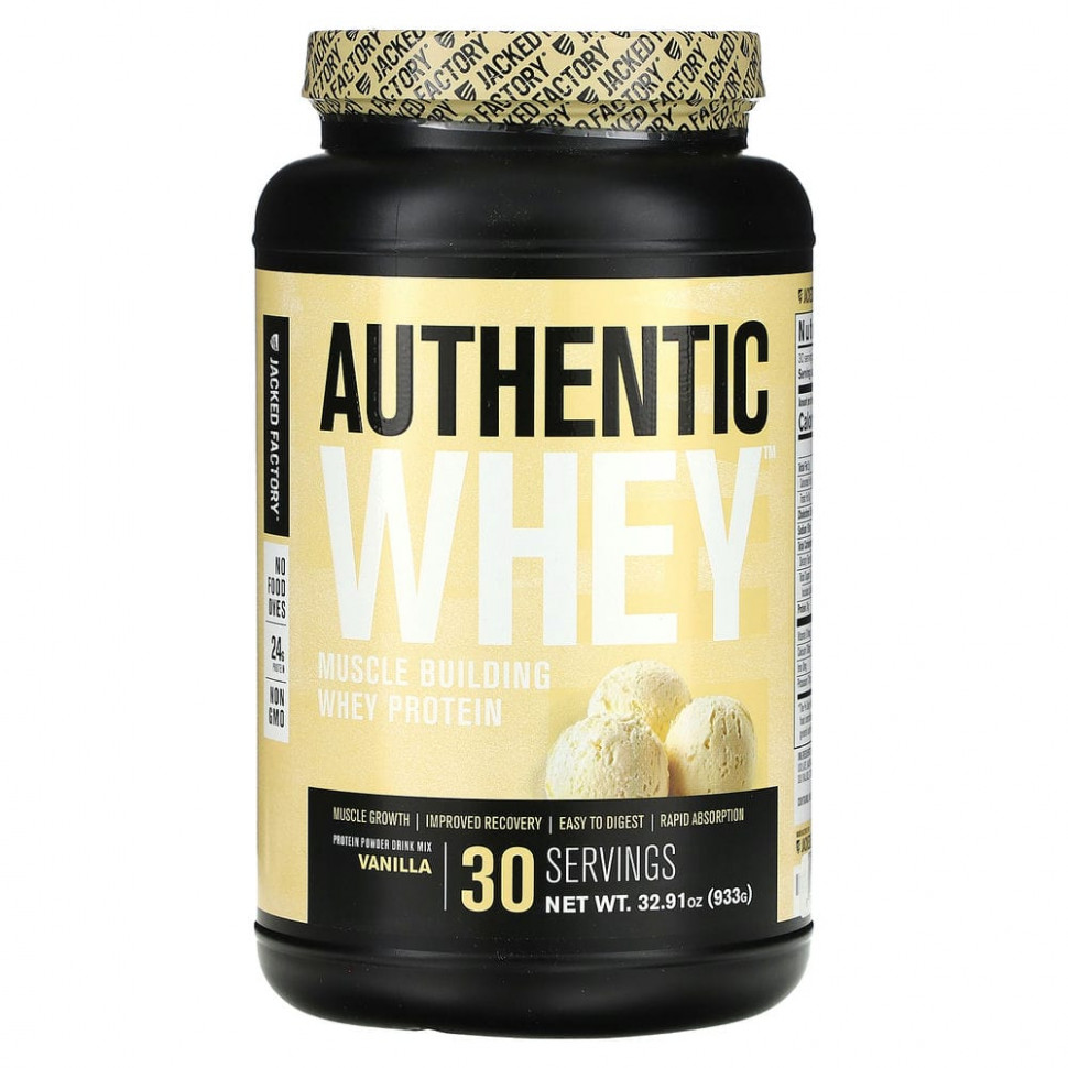  IHerb () Jacked Factory, Authentic Whey,      , , 933  (32,91 ), ,    8890 