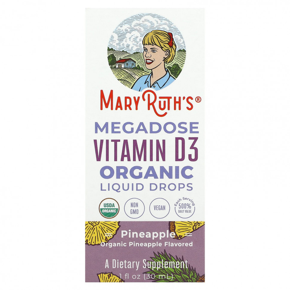 MaryRuth Organics,      D3 Megadose,  , 30  (1 . )  2910