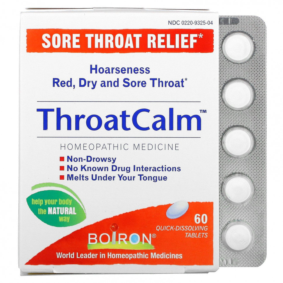 Boiron, ThroatCalm, 60    2270