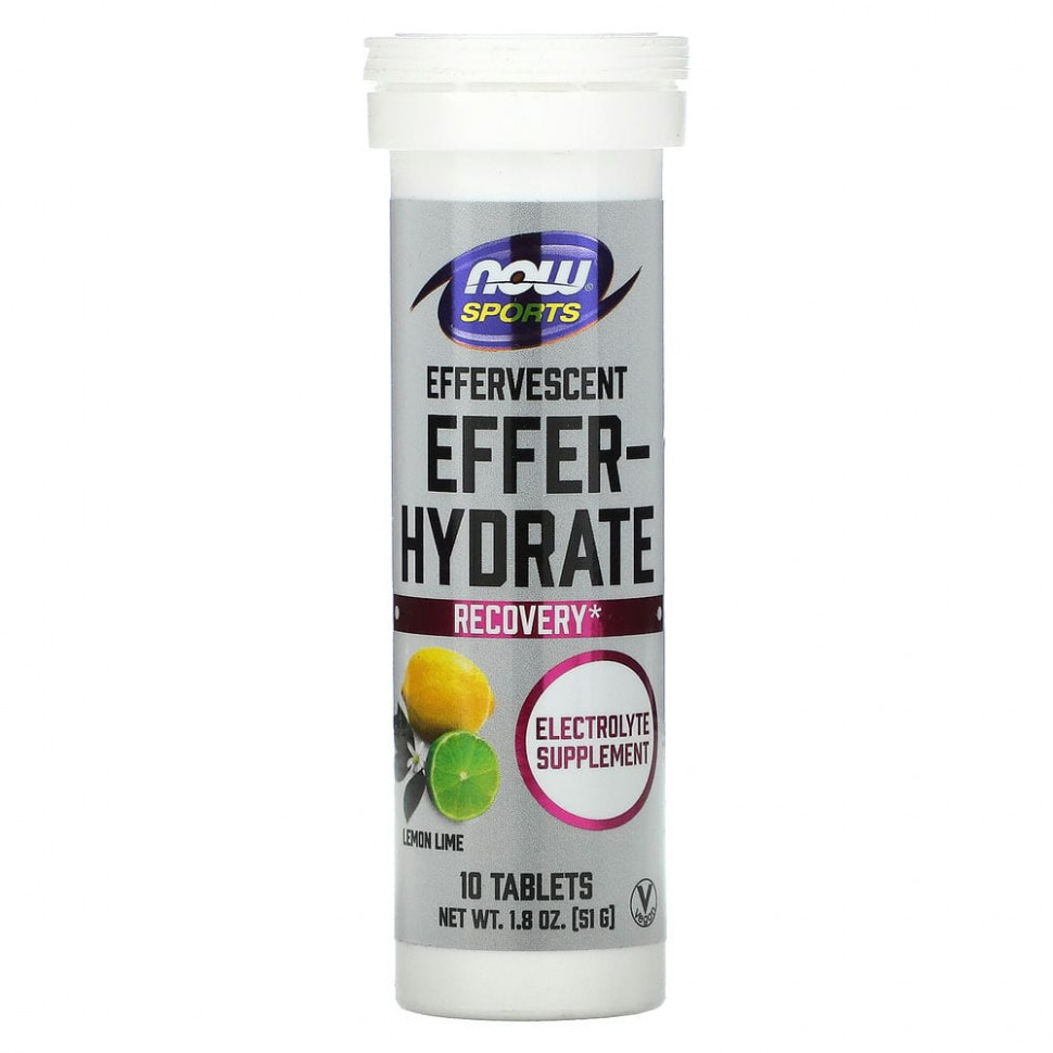 NOW Foods, Sports, Effer-Hydrate,   , 10 , 51  (1,8 )  860