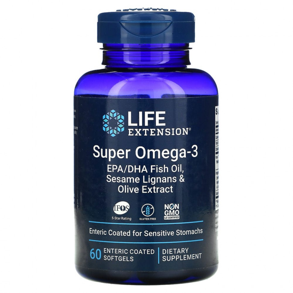 Life Extension, Super Omega-3,      ,     , 60 ,     3150