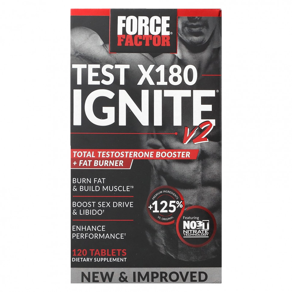 Force Factor, Test X180 Ignite V2,        , 120   8710