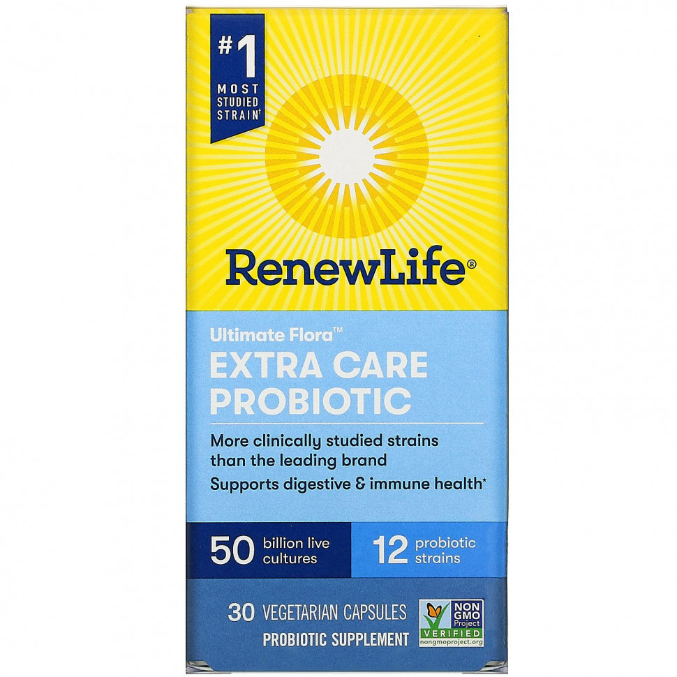 Renew Life, Extra Care, Ultimate Flora     , 50   , 30    7370