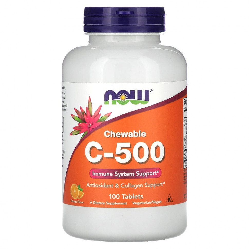 NOW Foods,   C-500,    , 100   1750