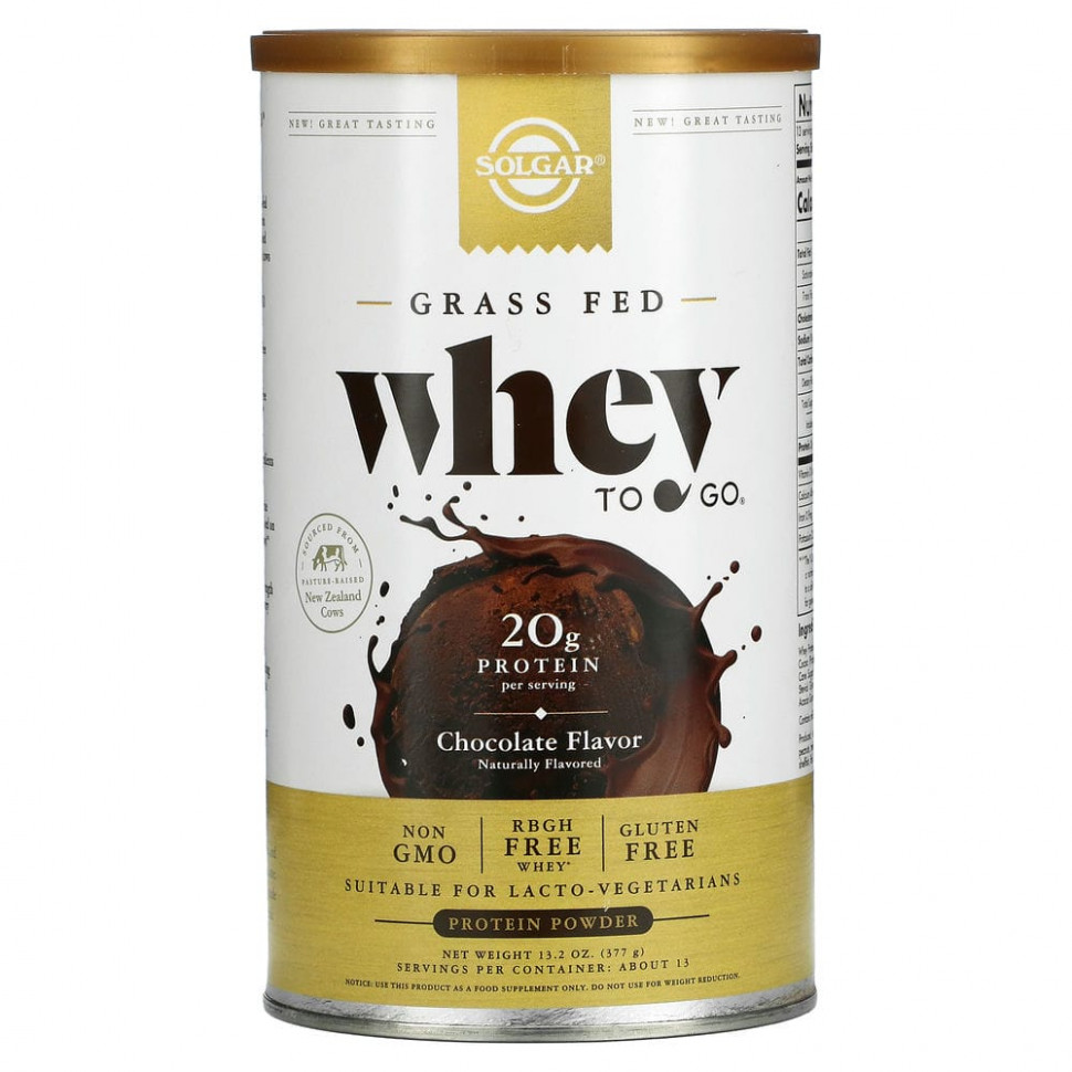 Solgar, Whey To Go,   , , 455  (16 )  4040