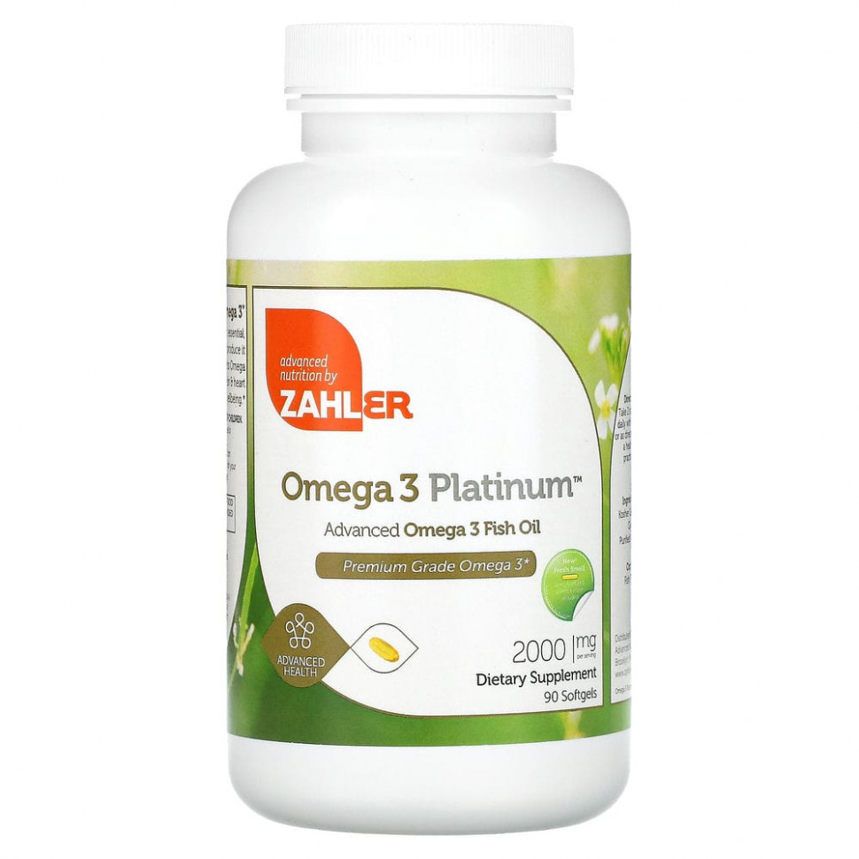  IHerb () Zahler, Omega 3 Platinum,    -3,  , 1000 , 90 , ,    5520 