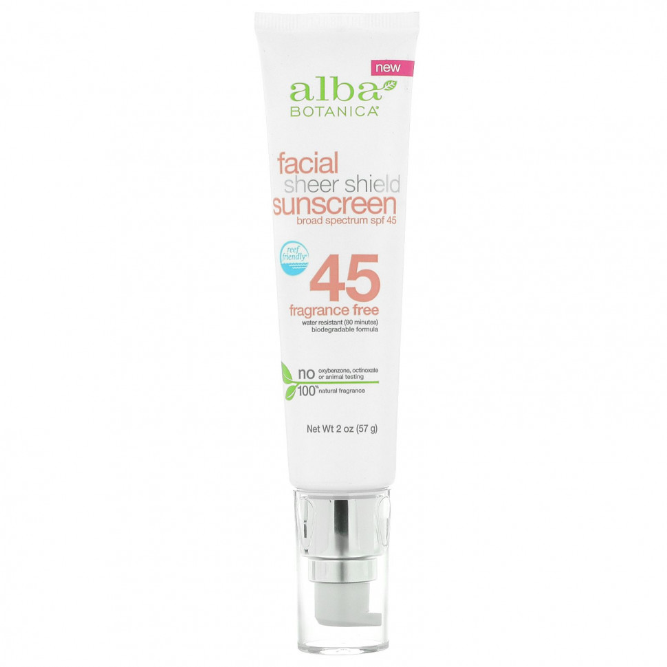 Alba Botanica, Sheer Shield,    , SPF 45,  , 57  (2 )  2450