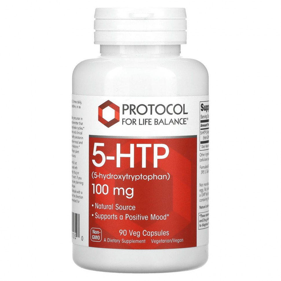 Protocol for Life Balance, 5-HTP, 100 , 90    3810