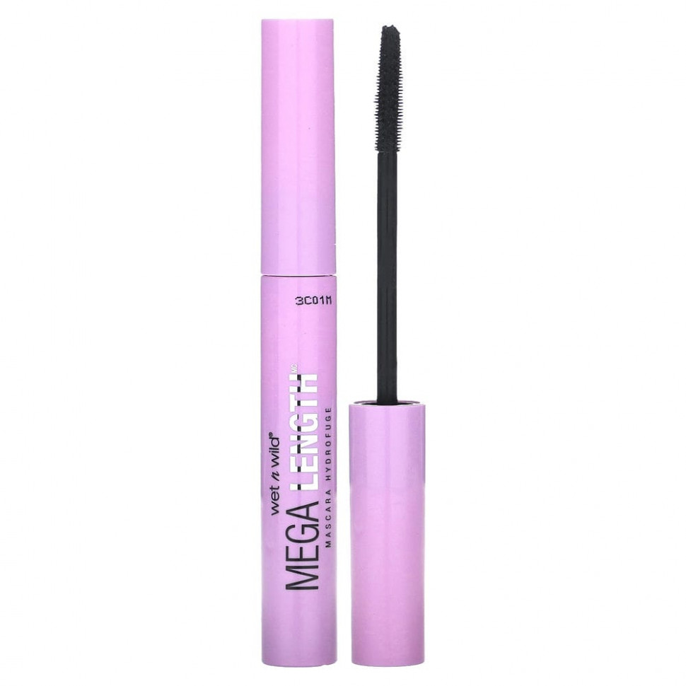 wet n wild,     Mega Length, Very Black, 6  (0,21 . )  870