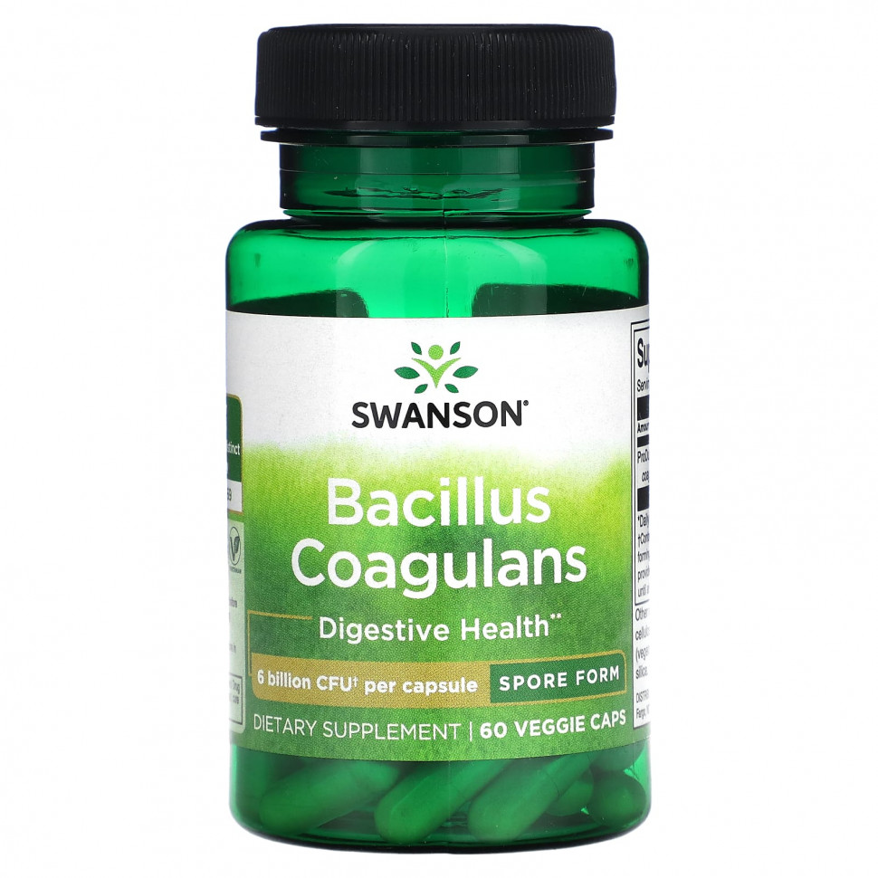Swanson, Bacillus Coagulans, 6  , 60    3400