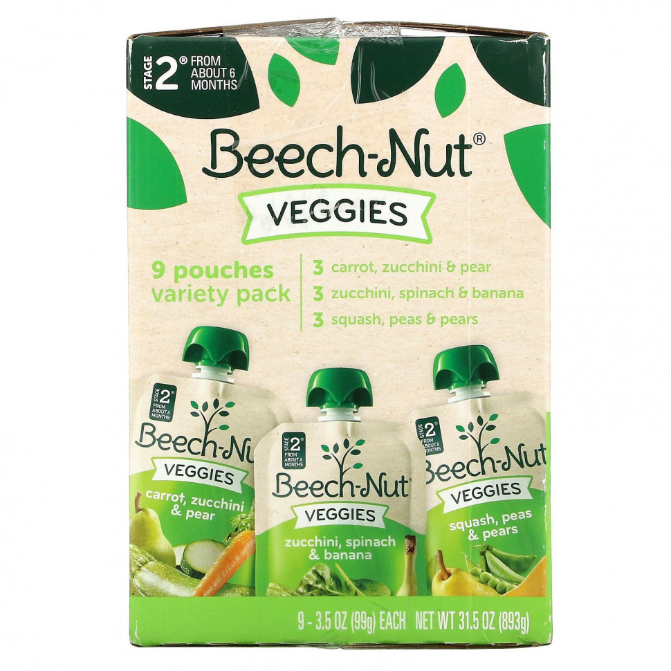  IHerb () Beech-Nut, Veggies, Variety Pack,  2, 9 , 99  (3,5 ), ,    4350 
