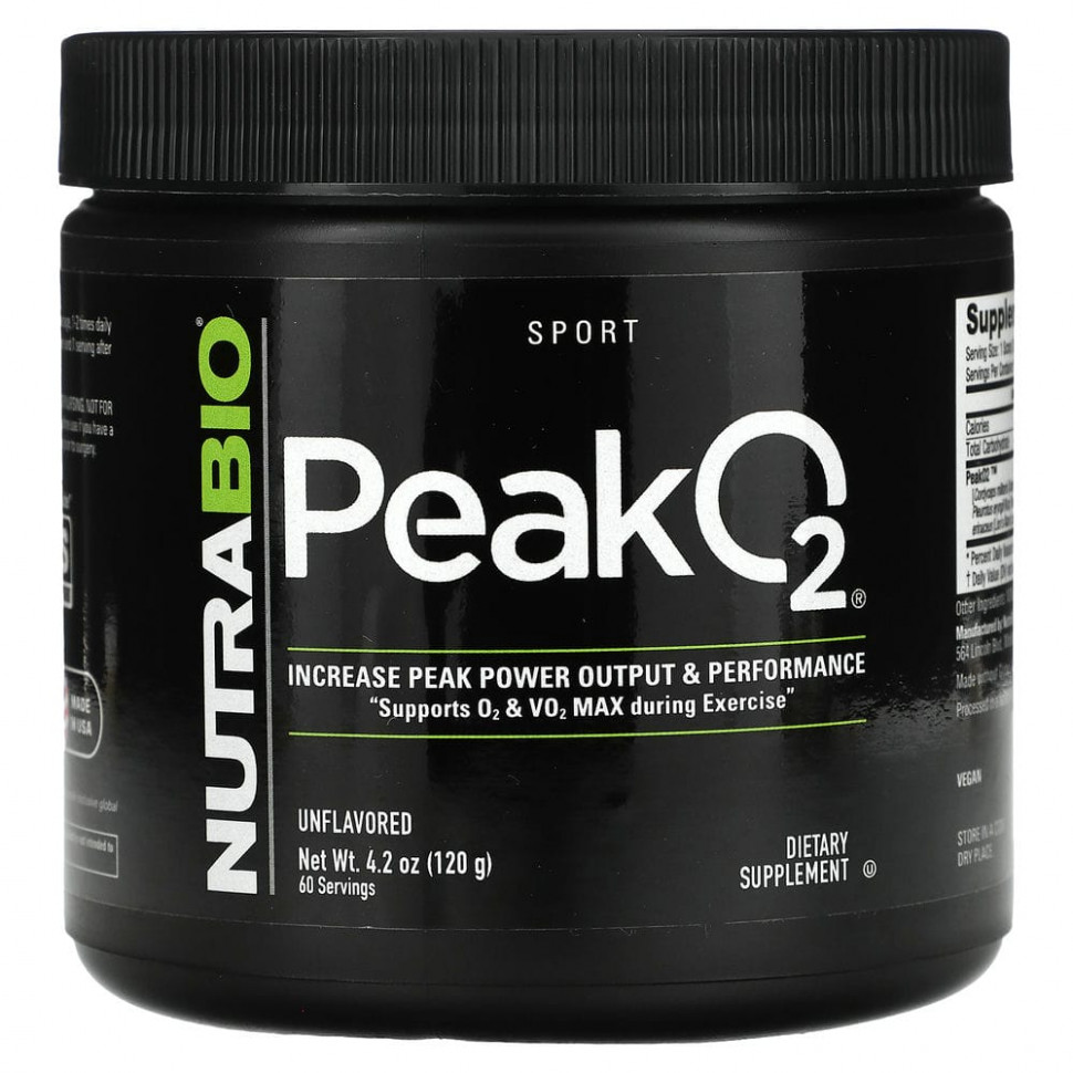 Nutrabio Labs, Peak O2,  , 120  (4,2 )  5210