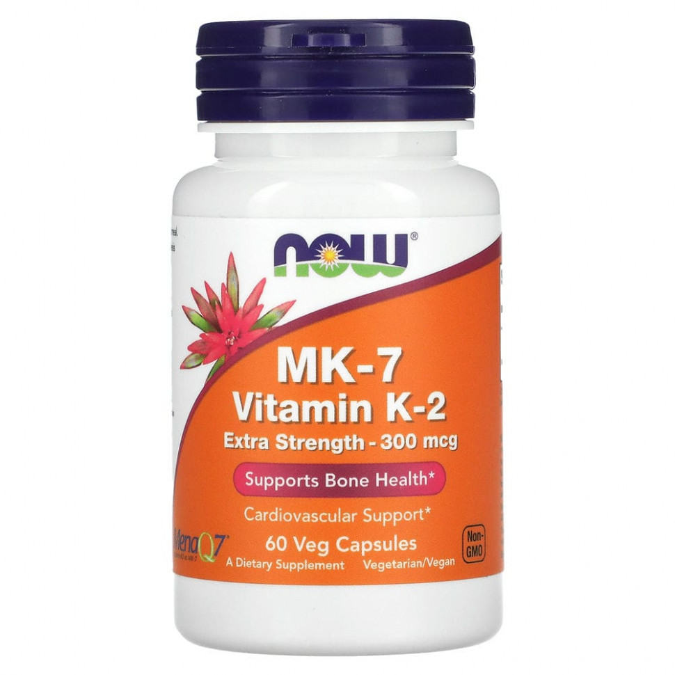  IHerb () NOW Foods, MK-7,  K-2,   , 300 , 60  , ,    4000 