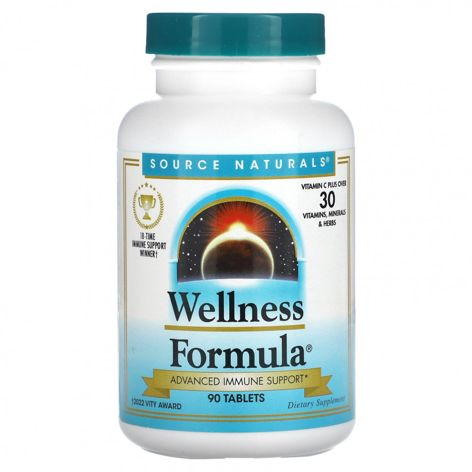 Source Naturals, Wellness Formula,   , 90   3950