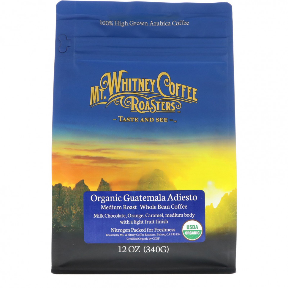 Mt. Whitney Coffee Roasters, Organic Guatemala Adiesto,    ,  , 340  (12 )  2770