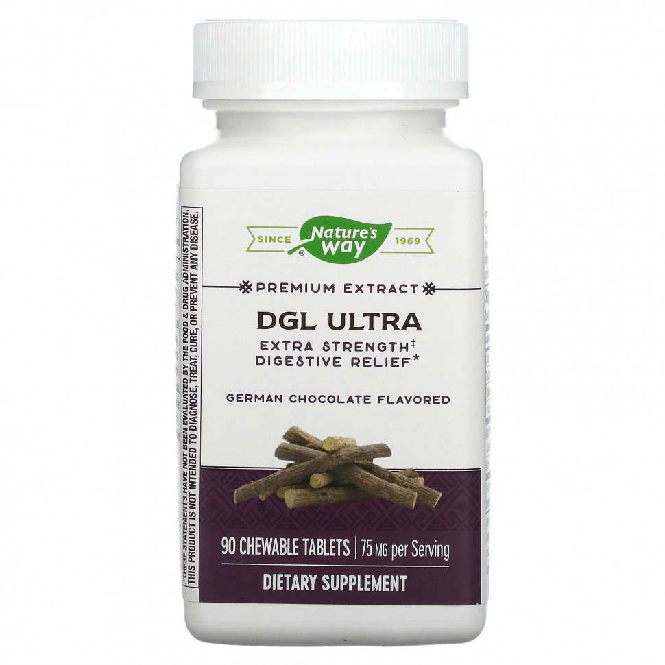 Nature's Way, DGL Ultra, Extra Strength   ,  , 75 , 90    3540