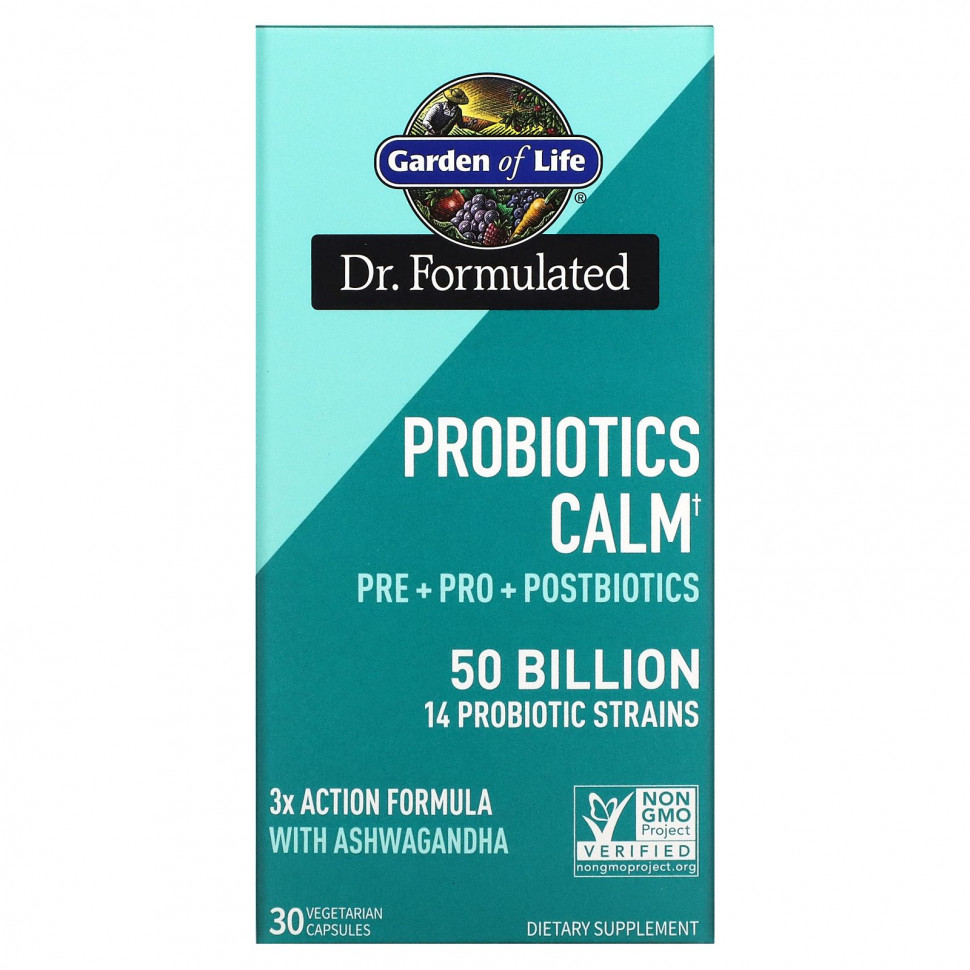 Garden of Life, Probiotics Calm, 50 , 30    5700