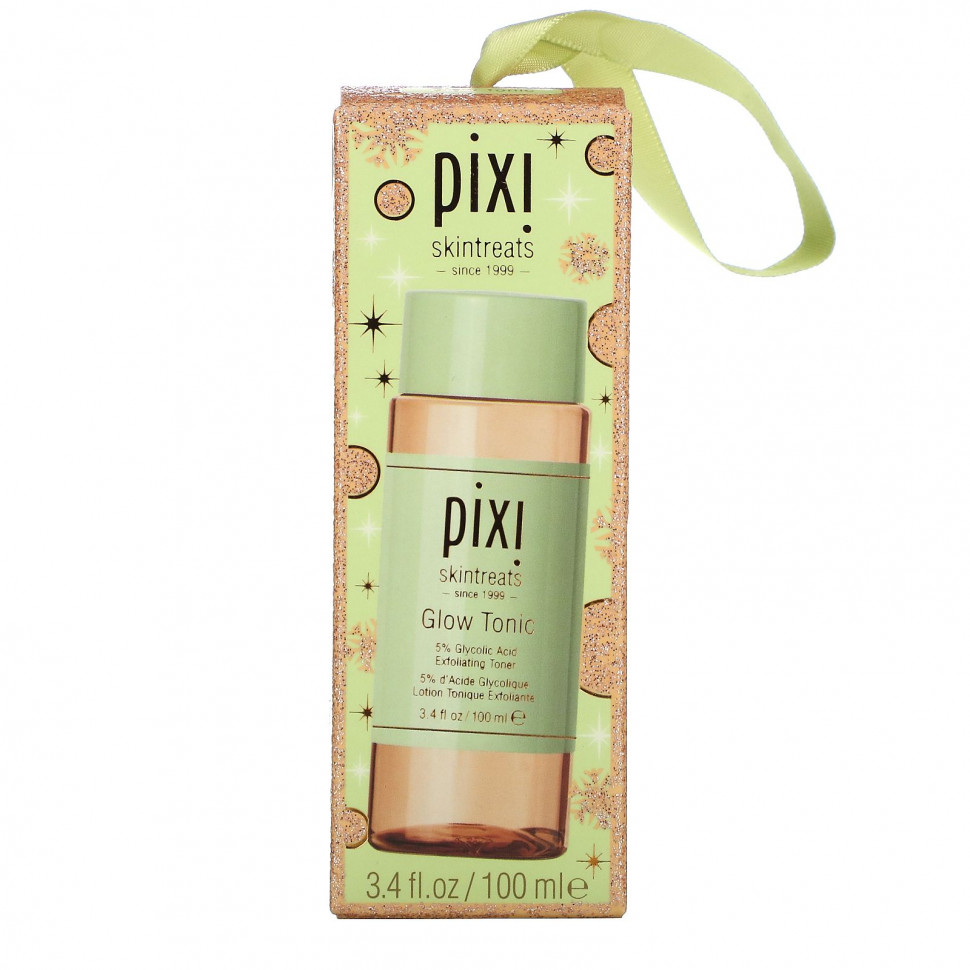 Pixi Beauty, Glow Tonic, Exfoliating Toner, Holiday Edition, 3.4 fl oz (100 ml)  2780