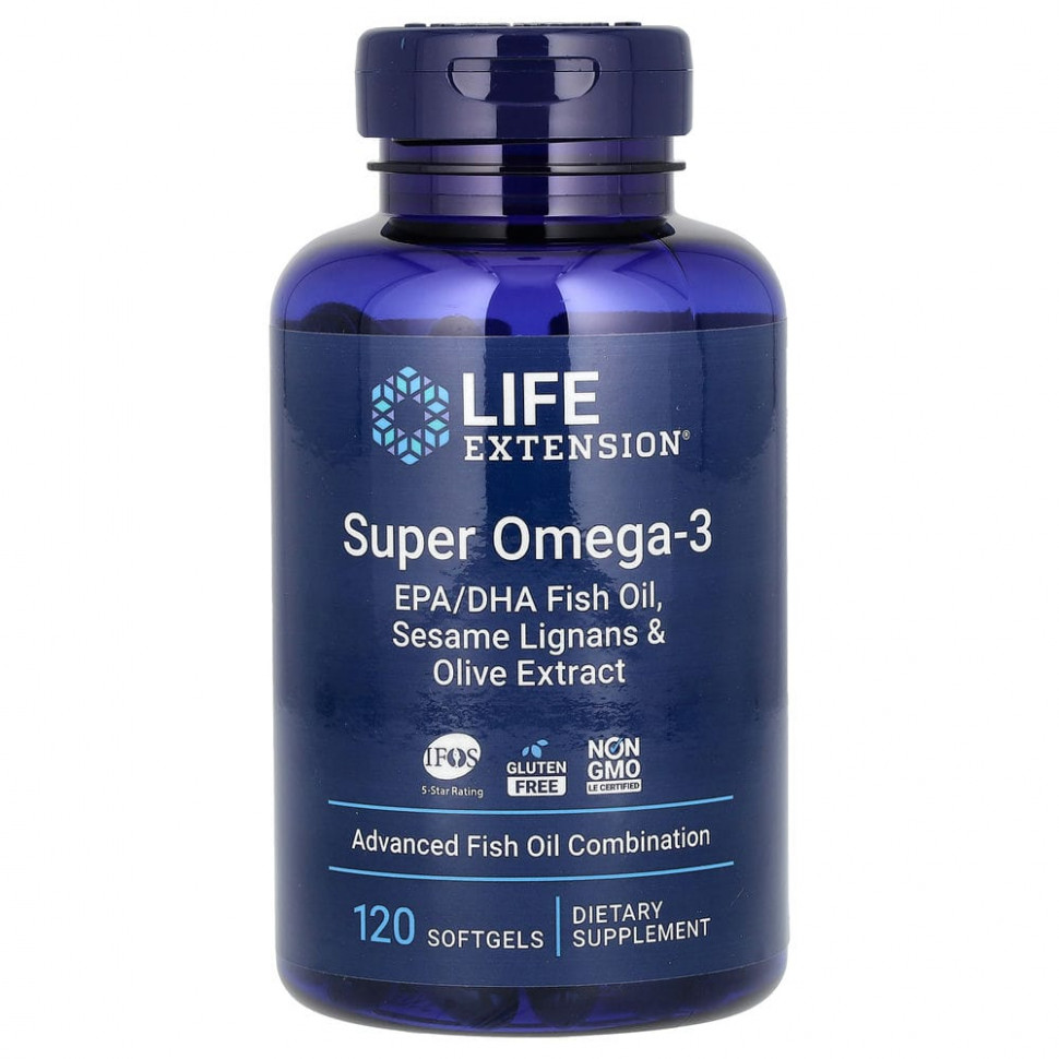  IHerb () Life Extension,  -3       ,      , 120 , ,    4990 