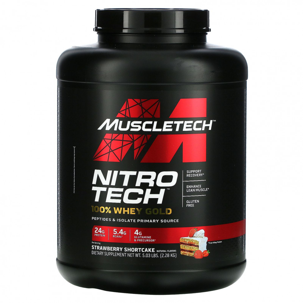 Muscletech, Nitro Tech, 100% Whey Gold,     , 2,28  (5,03 )  15550