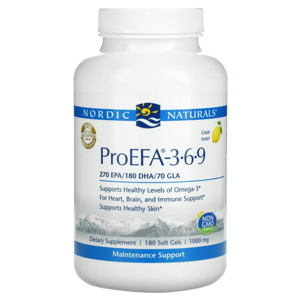 Nordic Naturals, ProEFA  3-6-9,  , 1000 , 180    7920