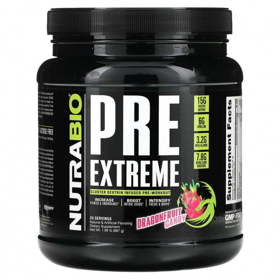 Nutrabio Labs, PRE Extreme,    , 887  (1,96 )  8270