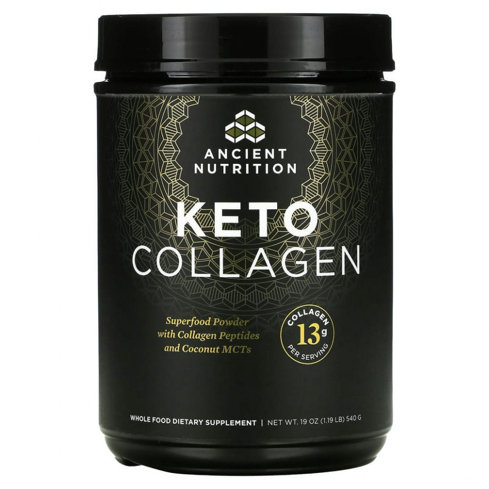 Dr. Axe / Ancient Nutrition, Keto Collagen, 540  (1,19 )  8480